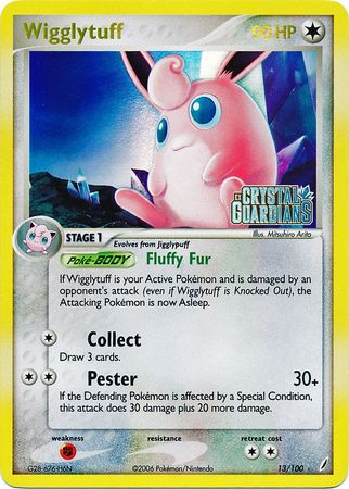 Wigglytuff (13/100) (Stamped) [EX: Crystal Guardians] | Dragon's Lair Comics and Fantasy Houston TX