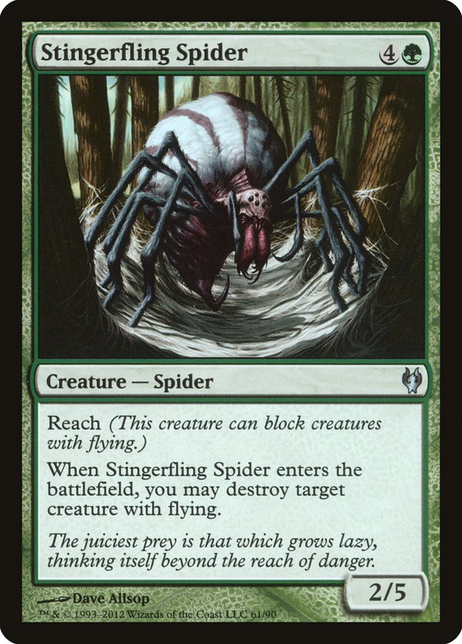 Stingerfling Spider [Duel Decks: Izzet vs. Golgari] | Dragon's Lair Comics and Fantasy Houston TX