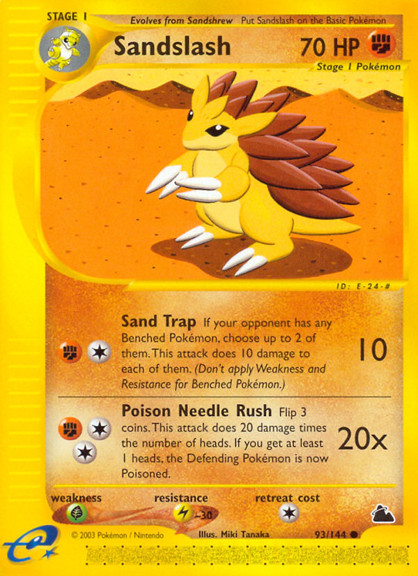 Sandslash (93/144) [Skyridge] | Dragon's Lair Comics and Fantasy Houston TX