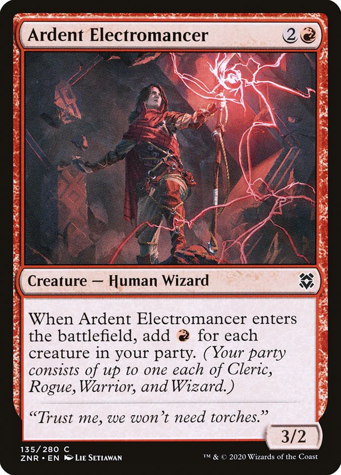 Ardent Electromancer [Zendikar Rising] | Dragon's Lair Comics and Fantasy Houston TX