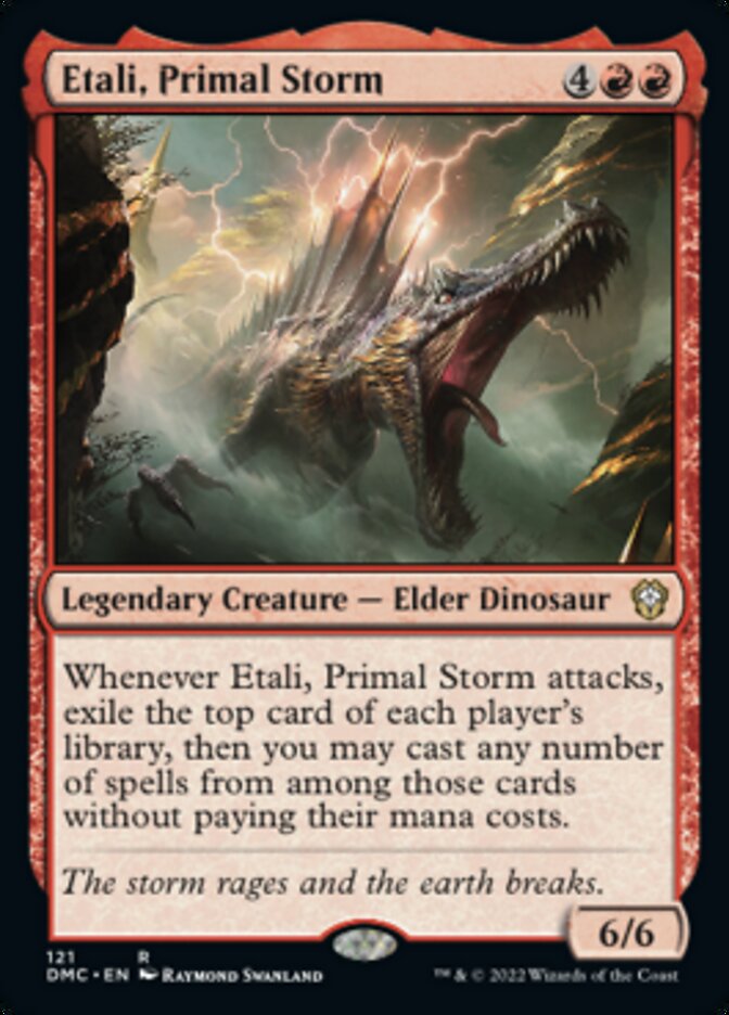 Etali, Primal Storm [Dominaria United Commander] | Dragon's Lair Comics and Fantasy Houston TX