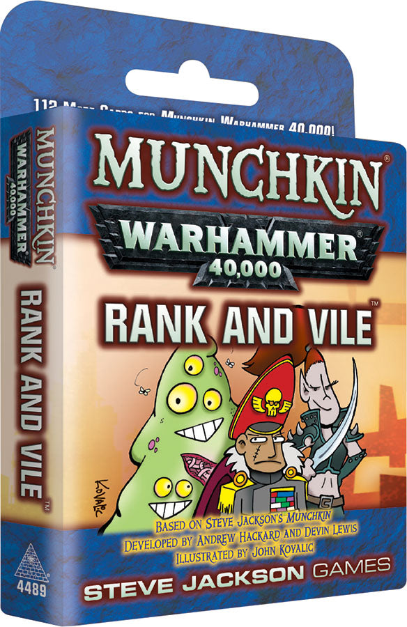 Munchkin Warhammer 40,000: Rank and Vile | Dragon's Lair Comics and Fantasy Houston TX