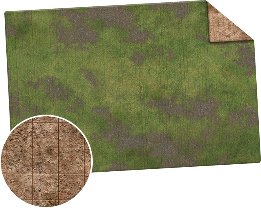 Broken Grassland/Desert Scrubland 6'x4' Playmat | Dragon's Lair Comics and Fantasy Houston TX