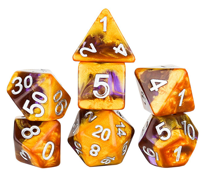 Sirius Dice RPG Dice Set (7): Amethyst Geode | Dragon's Lair Comics and Fantasy Houston TX