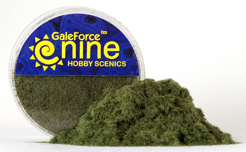 Gale Force 9 Miniatures Tools: Hobby Round Dark Green Static Grass | Dragon's Lair Comics and Fantasy Houston TX