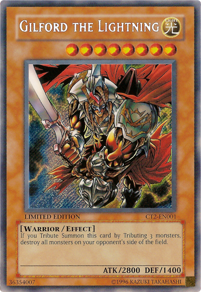 Gilford the Lightning [CT2-EN001] Secret Rare | Dragon's Lair Comics and Fantasy Houston TX