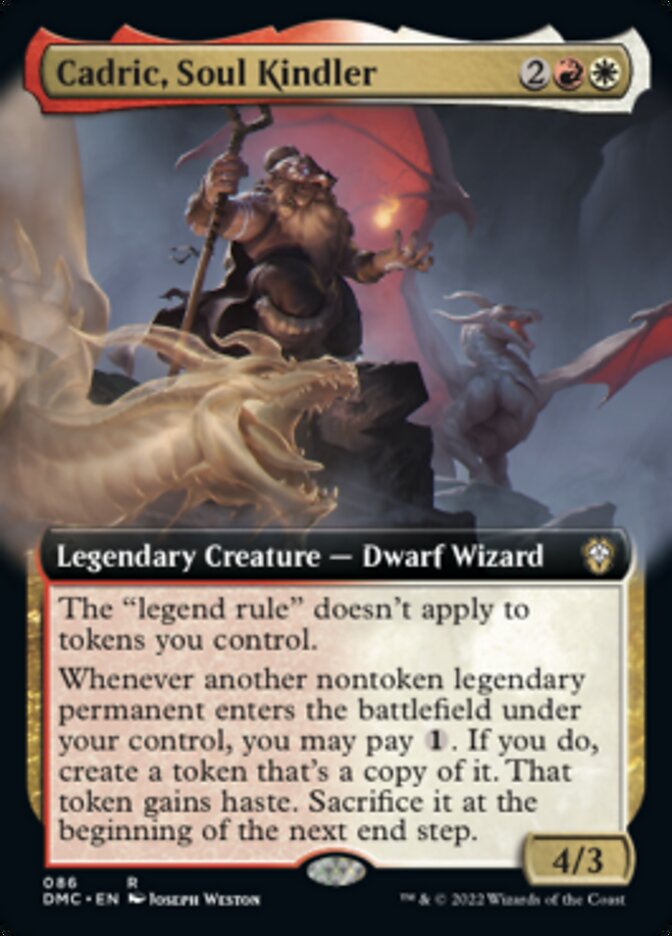 Cadric, Soul Kindler (Extended Art) [Dominaria United Commander] | Dragon's Lair Comics and Fantasy Houston TX