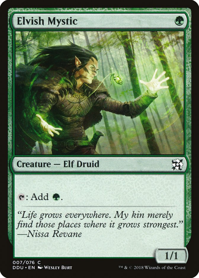 Elvish Mystic [Duel Decks: Elves vs. Inventors] | Dragon's Lair Comics and Fantasy Houston TX