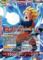 Son Goten // SS Son Goten, Kamehameha Miracle (BT15-001) [Saiyan Showdown] | Dragon's Lair Comics and Fantasy Houston TX