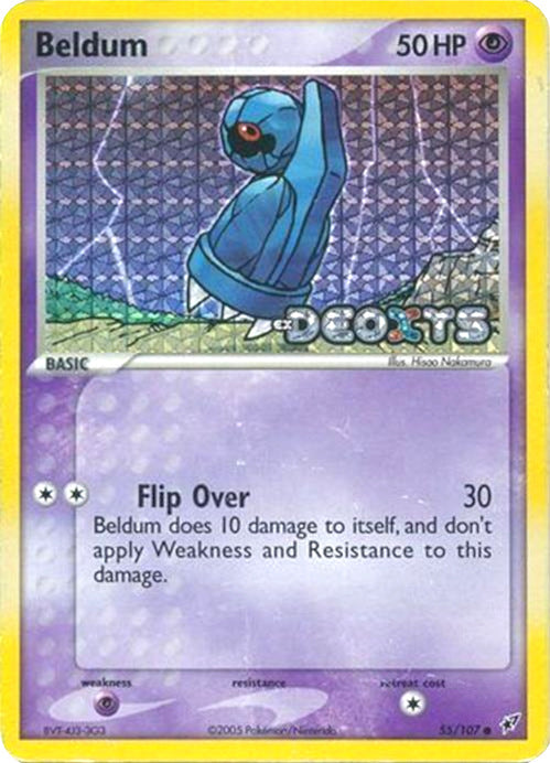 Beldum (55/107) (Stamped) [EX: Deoxys] | Dragon's Lair Comics and Fantasy Houston TX