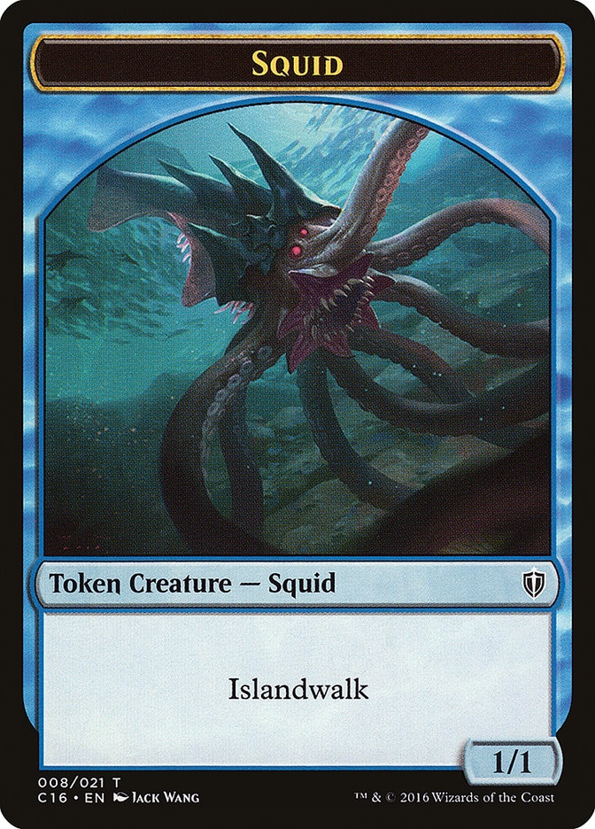 Squid Token [Commander 2016 Tokens] | Dragon's Lair Comics and Fantasy Houston TX