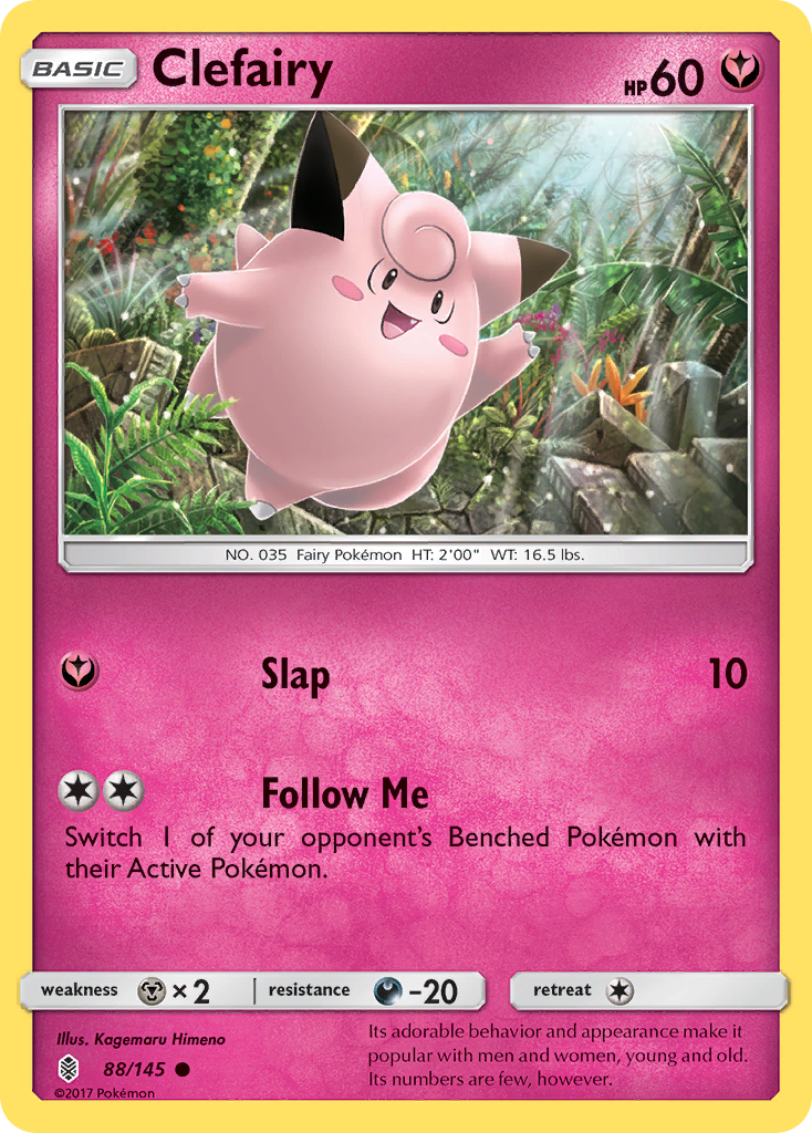 Clefairy (88/145) [Sun & Moon: Guardians Rising] | Dragon's Lair Comics and Fantasy Houston TX