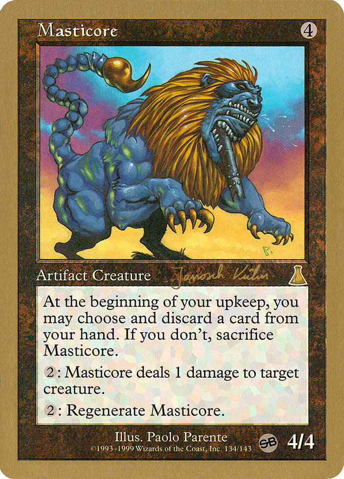 Masticore (Janosch Kuhn) (SB) [World Championship Decks 2000] | Dragon's Lair Comics and Fantasy Houston TX