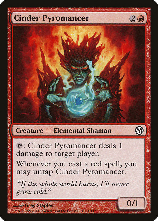 Cinder Pyromancer [Duels of the Planeswalkers] | Dragon's Lair Comics and Fantasy Houston TX