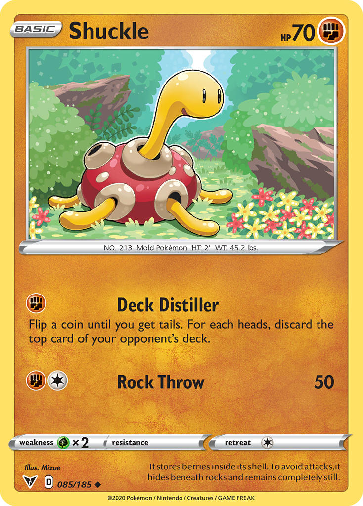 Shuckle (085/185) [Sword & Shield: Vivid Voltage] | Dragon's Lair Comics and Fantasy Houston TX