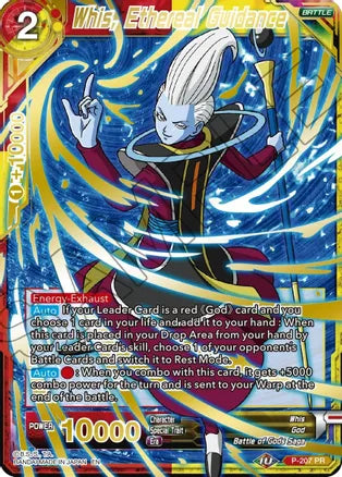 Whis, Ethereal Guidance (Gold Stamped) (P-207) [Mythic Booster] | Dragon's Lair Comics and Fantasy Houston TX