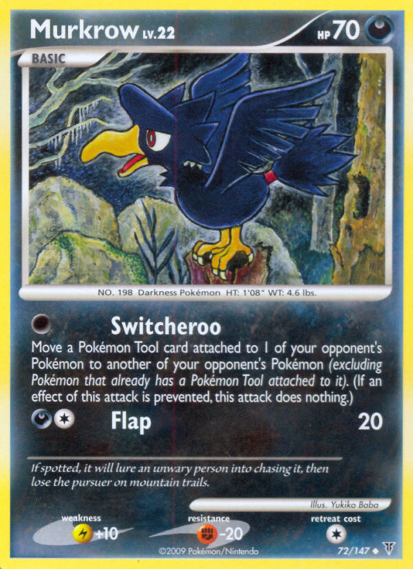 Murkrow (72/147) [Platinum: Supreme Victors] | Dragon's Lair Comics and Fantasy Houston TX