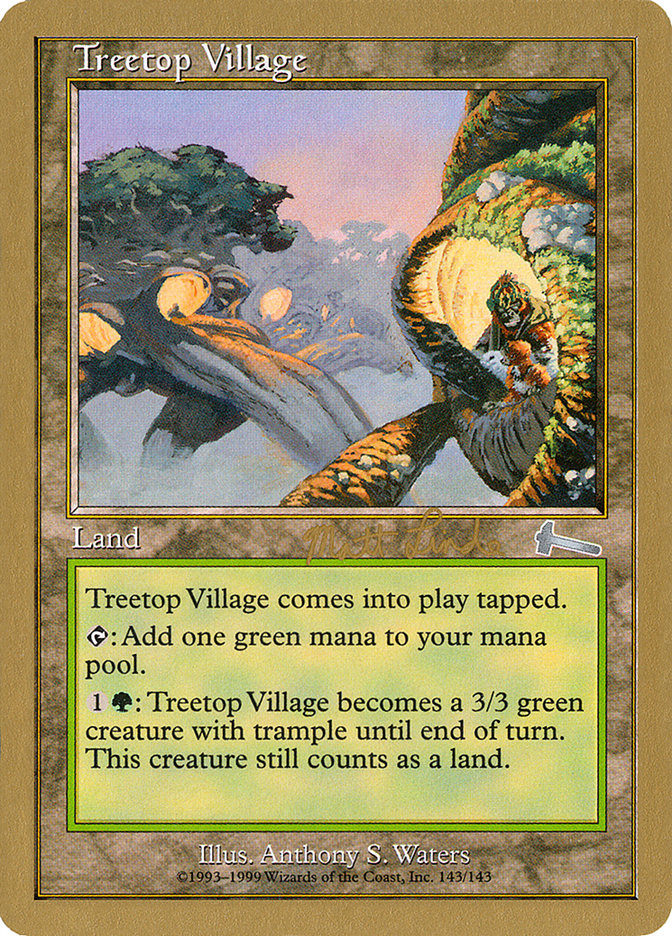 Treetop Village (Matt Linde) [World Championship Decks 1999] | Dragon's Lair Comics and Fantasy Houston TX