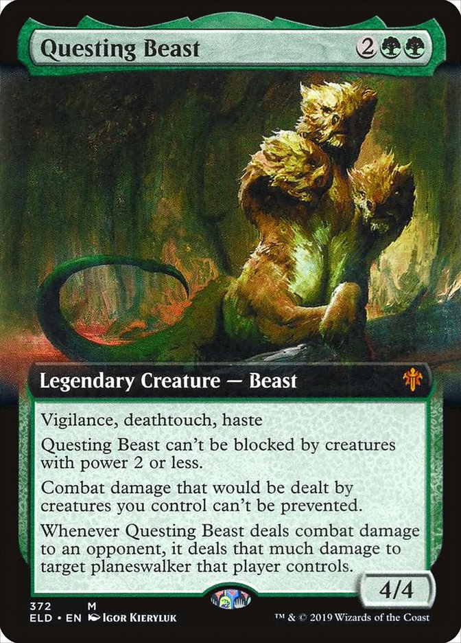 Questing Beast (Extended Art) [Throne of Eldraine] | Dragon's Lair Comics and Fantasy Houston TX