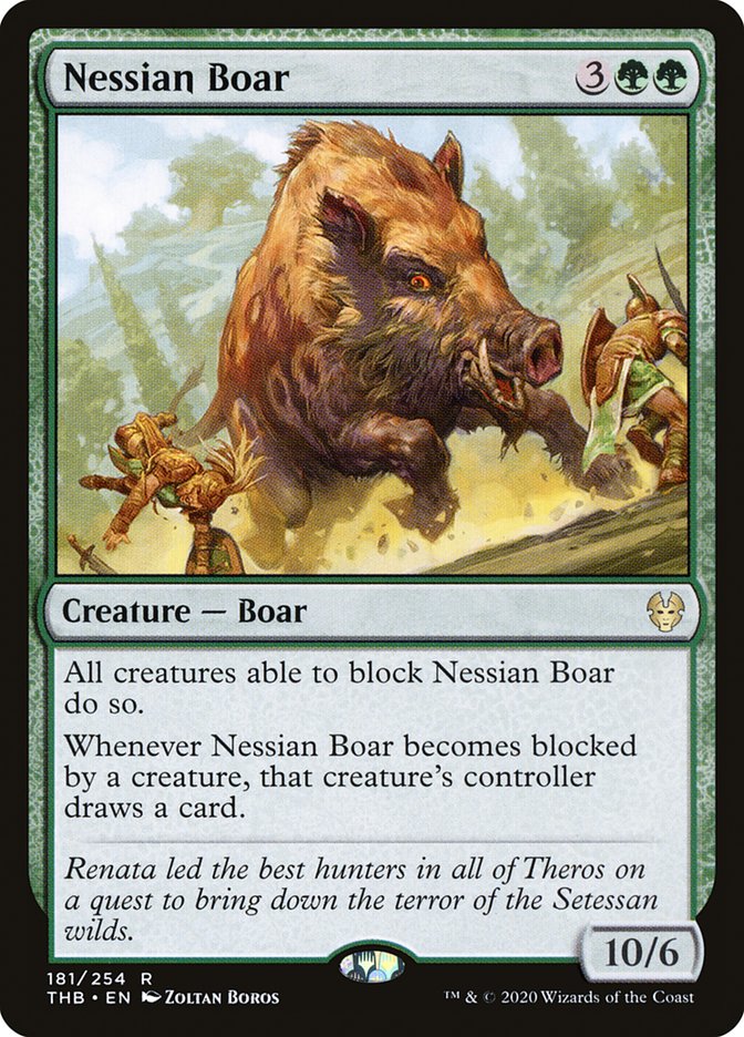 Nessian Boar [Theros Beyond Death] | Dragon's Lair Comics and Fantasy Houston TX