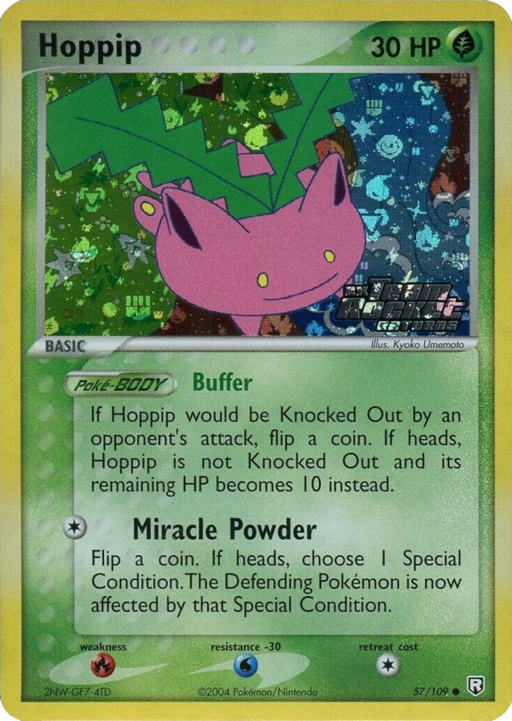 Hoppip (57/109) (Stamped) [EX: Team Rocket Returns] | Dragon's Lair Comics and Fantasy Houston TX