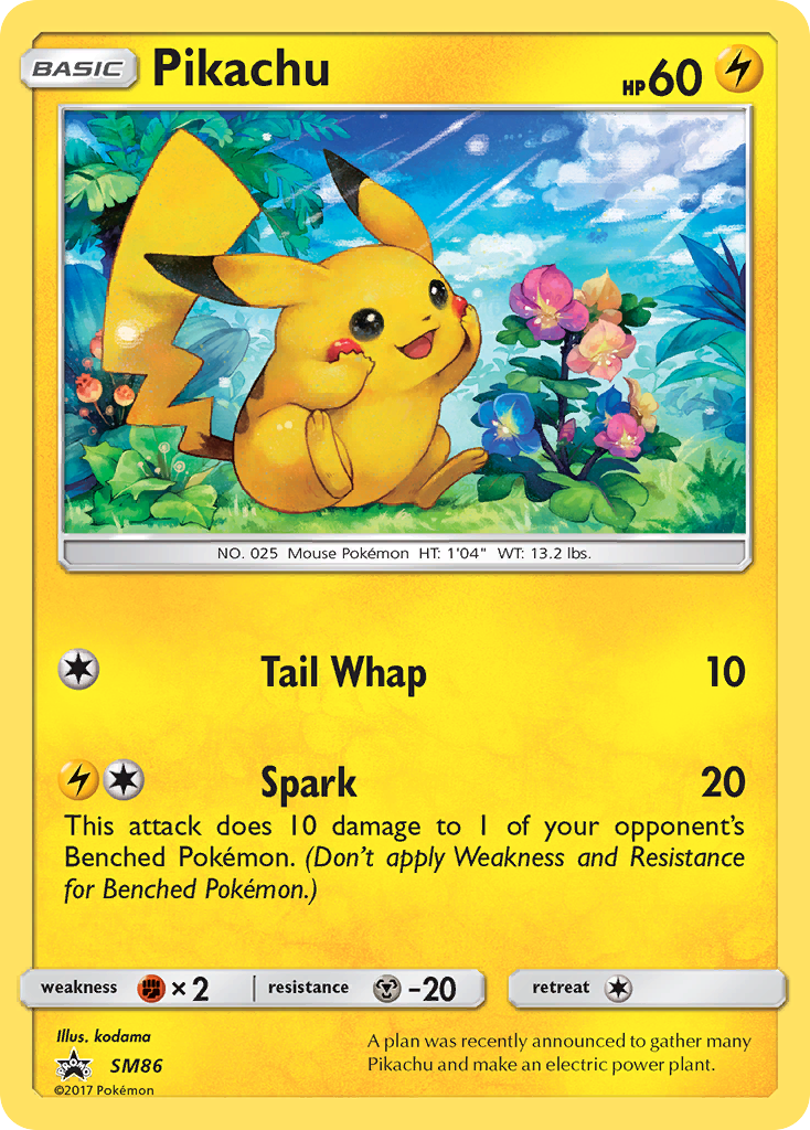 Pikachu (SM86) [Sun & Moon: Black Star Promos] | Dragon's Lair Comics and Fantasy Houston TX