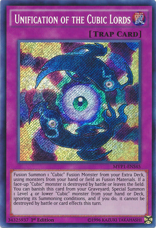 Unification of the Cubic Lords [MVP1-ENS45] Secret Rare | Dragon's Lair Comics and Fantasy Houston TX