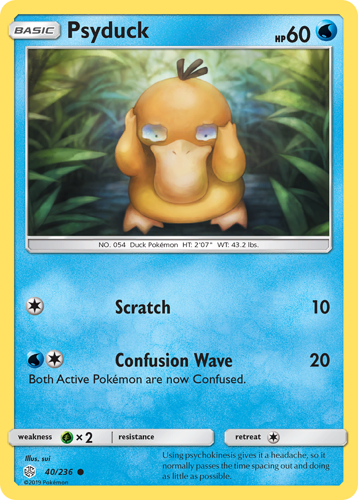 Psyduck (40/236) [Sun & Moon: Cosmic Eclipse] | Dragon's Lair Comics and Fantasy Houston TX