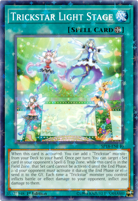 Trickstar Light Stage [SP18-EN040] Starfoil Rare | Dragon's Lair Comics and Fantasy Houston TX