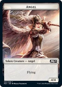 Angel // Cat (011) Double-Sided Token [Core Set 2021 Tokens] | Dragon's Lair Comics and Fantasy Houston TX