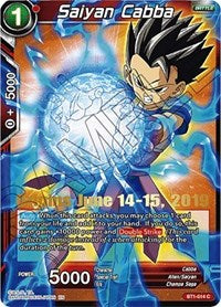 Saiyan Cabba (Origins 2019) (BT1-014) [Tournament Promotion Cards] | Dragon's Lair Comics and Fantasy Houston TX