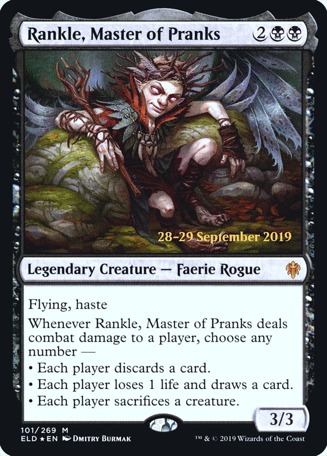 Rankle, Master of Pranks [Throne of Eldraine Prerelease Promos] | Dragon's Lair Comics and Fantasy Houston TX