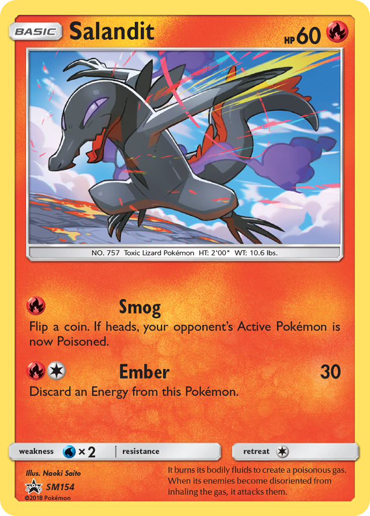 Salandit (SM154) [Sun & Moon: Black Star Promos] | Dragon's Lair Comics and Fantasy Houston TX