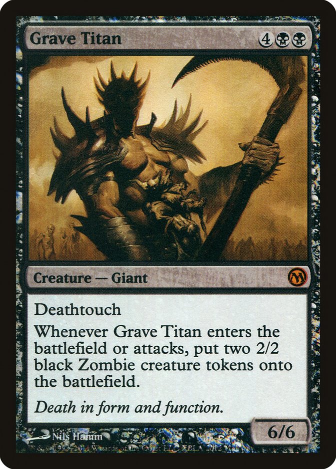 Grave Titan (Duels of the Planeswalkers Promos) [Duels of the Planeswalkers Promos 2011] | Dragon's Lair Comics and Fantasy Houston TX