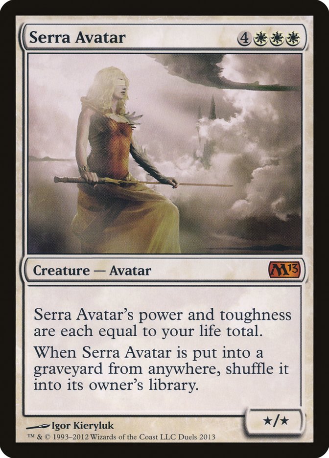 Serra Avatar (Duels of the Planeswalkers Promos) [Duels of the Planeswalkers Promos 2012] | Dragon's Lair Comics and Fantasy Houston TX