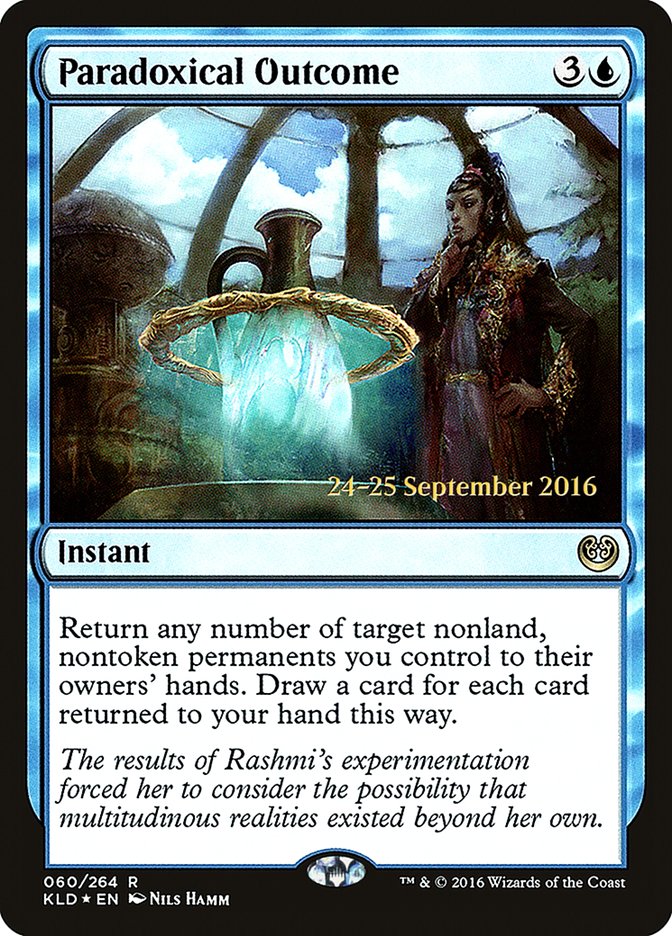 Paradoxical Outcome [Kaladesh Prerelease Promos] | Dragon's Lair Comics and Fantasy Houston TX