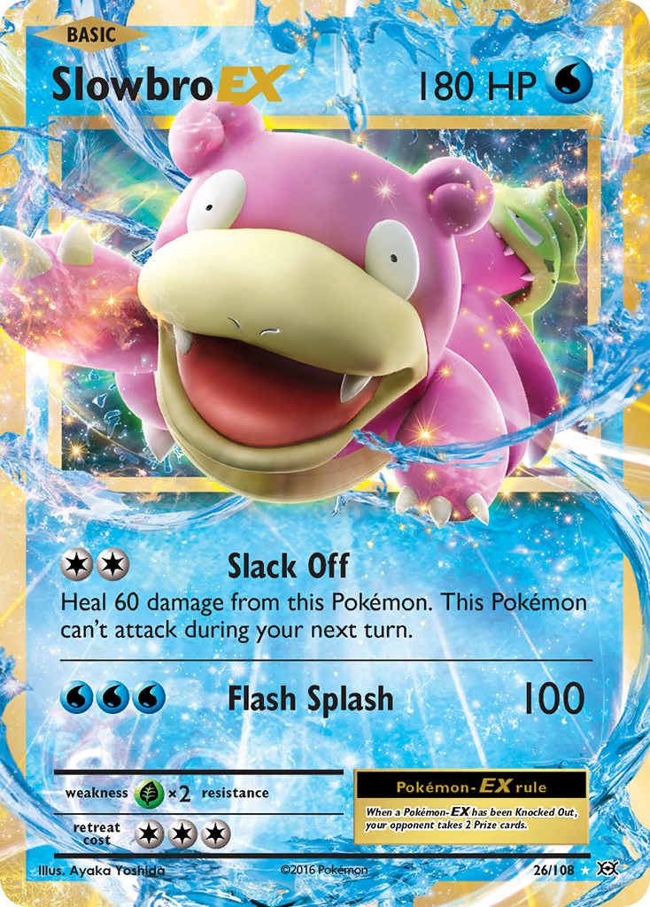 Slowbro EX (26/108) [XY: Evolutions] | Dragon's Lair Comics and Fantasy Houston TX