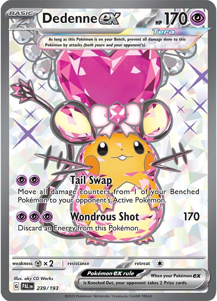 Dedenne ex (239/193) [Scarlet & Violet: Paldea Evolved] | Dragon's Lair Comics and Fantasy Houston TX