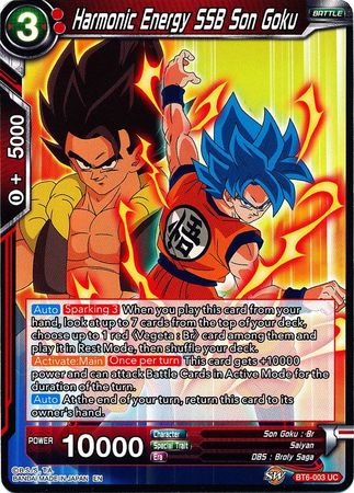 Harmonic Energy SSB Son Goku (BT6-003) [Destroyer Kings] | Dragon's Lair Comics and Fantasy Houston TX