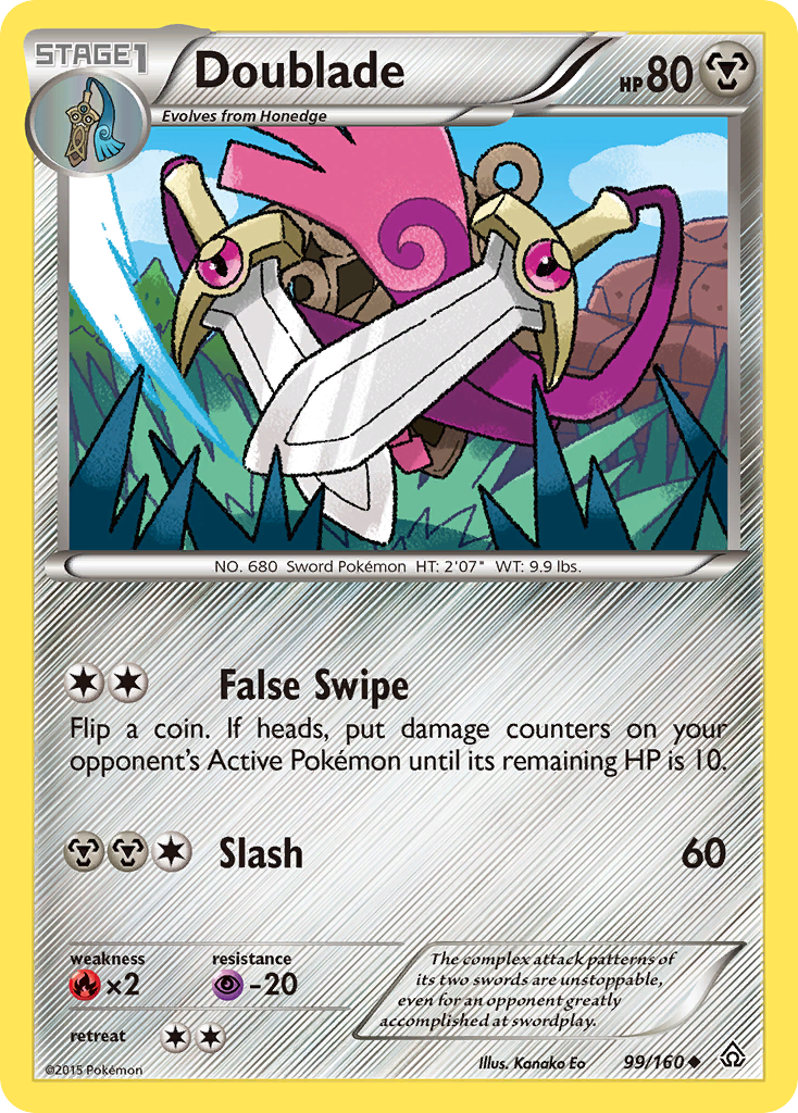 Doublade (99/160) [XY: Primal Clash] | Dragon's Lair Comics and Fantasy Houston TX