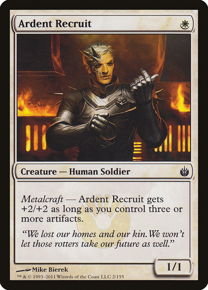 Ardent Recruit [Mirrodin Besieged] | Dragon's Lair Comics and Fantasy Houston TX