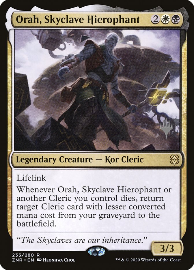 Orah, Skyclave Hierophant (Promo Pack) [Zendikar Rising Promos] | Dragon's Lair Comics and Fantasy Houston TX