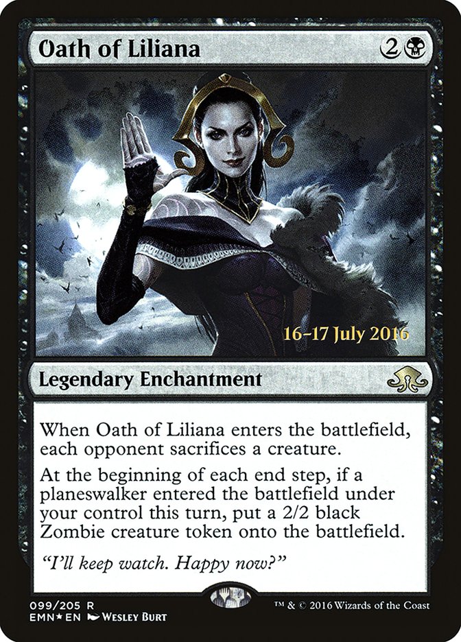 Oath of Liliana [Eldritch Moon Prerelease Promos] | Dragon's Lair Comics and Fantasy Houston TX