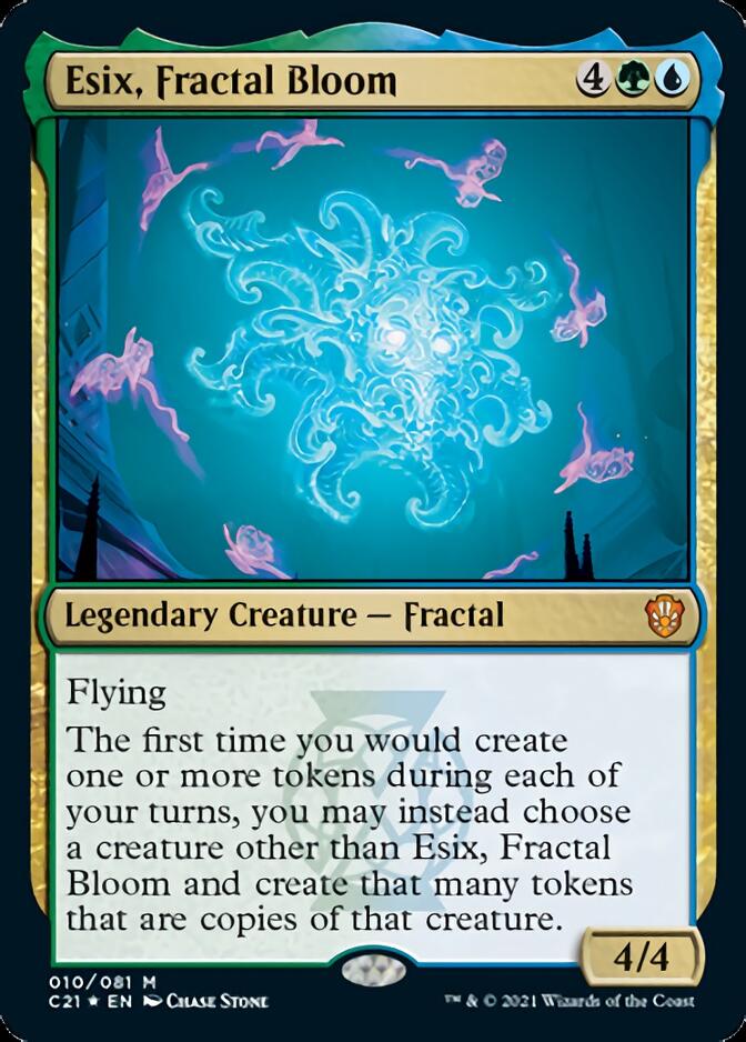 Esix, Fractal Bloom [Commander 2021] | Dragon's Lair Comics and Fantasy Houston TX