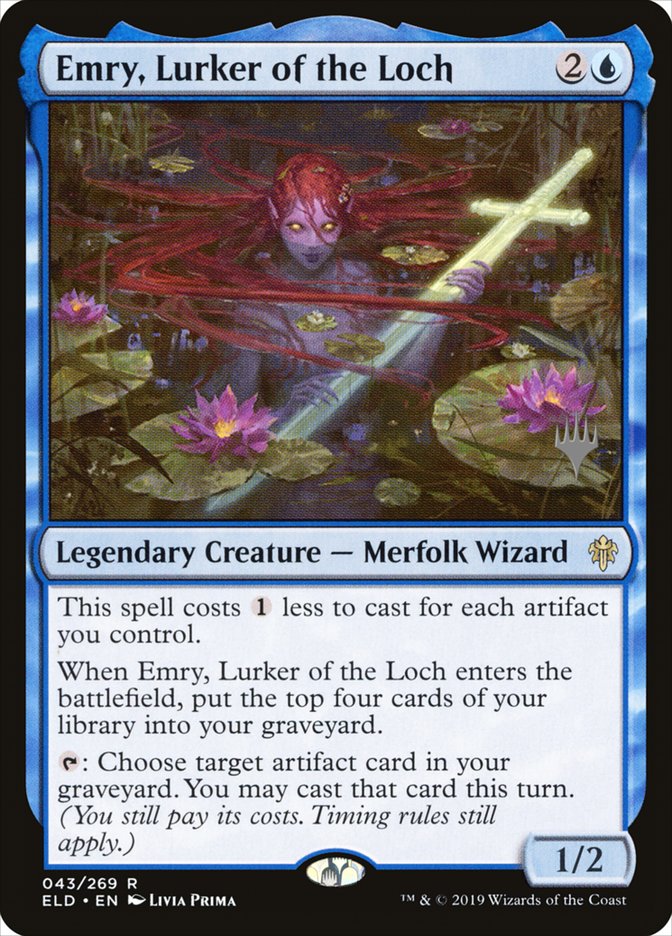 Emry, Lurker of the Loch (Promo Pack) [Throne of Eldraine Promos] | Dragon's Lair Comics and Fantasy Houston TX