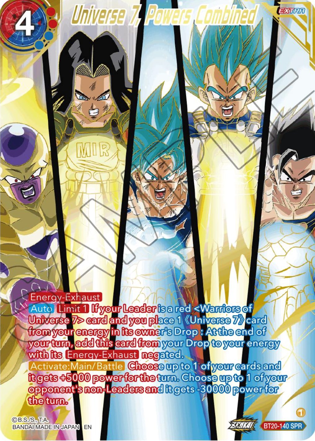 Universe 7, Powers Combined (SPR) (BT20-140) [Power Absorbed] | Dragon's Lair Comics and Fantasy Houston TX