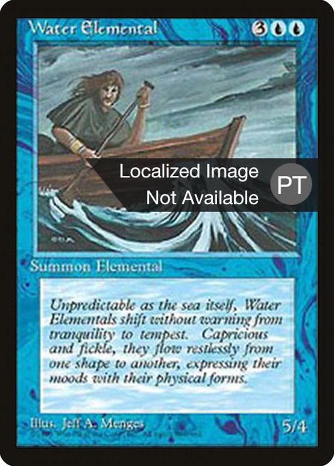 Water Elemental [Fourth Edition (Foreign Black Border)] | Dragon's Lair Comics and Fantasy Houston TX