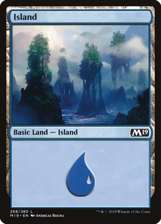 Island (268) [Core Set 2019] | Dragon's Lair Comics and Fantasy Houston TX