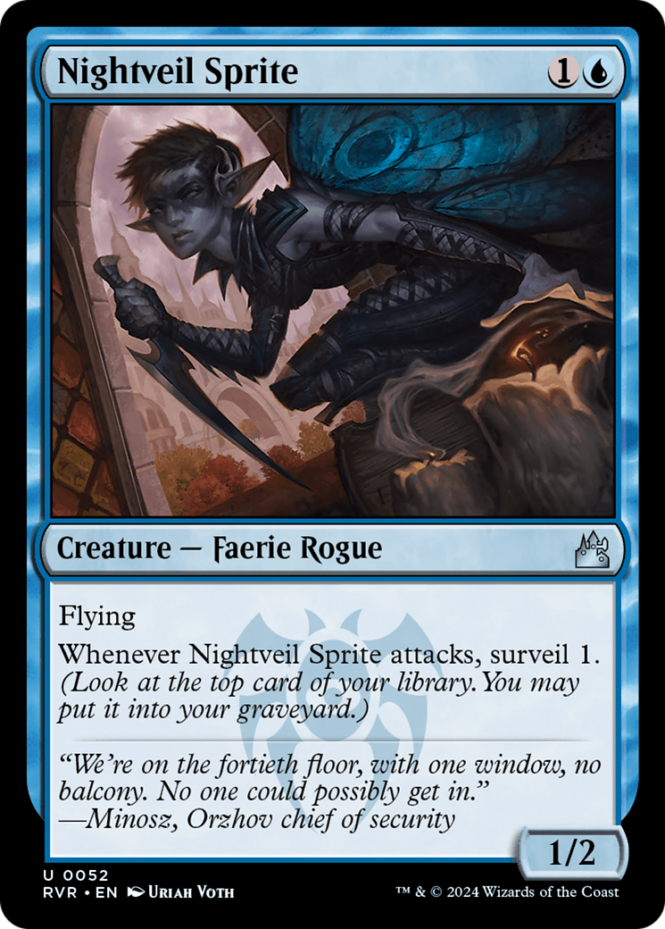 Nightveil Sprite [Ravnica Remastered] | Dragon's Lair Comics and Fantasy Houston TX