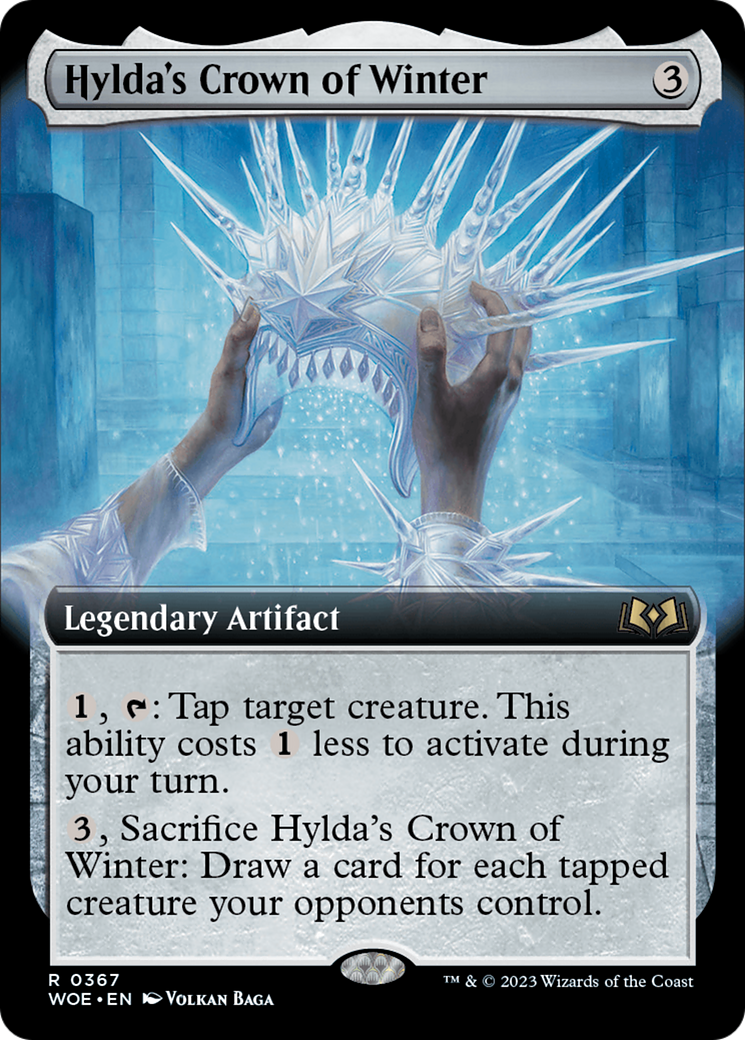 Hylda's Crown of Winter (Extended Art) [Wilds of Eldraine] | Dragon's Lair Comics and Fantasy Houston TX